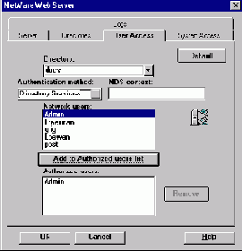 NetWare Web Server (Novell): , ,  